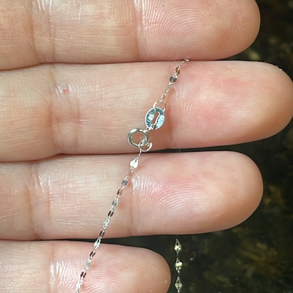 🛑 SOLD 🛑 Genuine Natural South Sea Pearl Bluish White Round 13.7mm in 18k WG - Picture 8 of 9